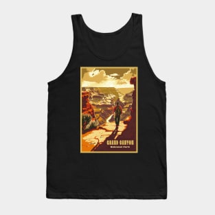 Grand Canyon National Park Vintage Travel Poster Tank Top